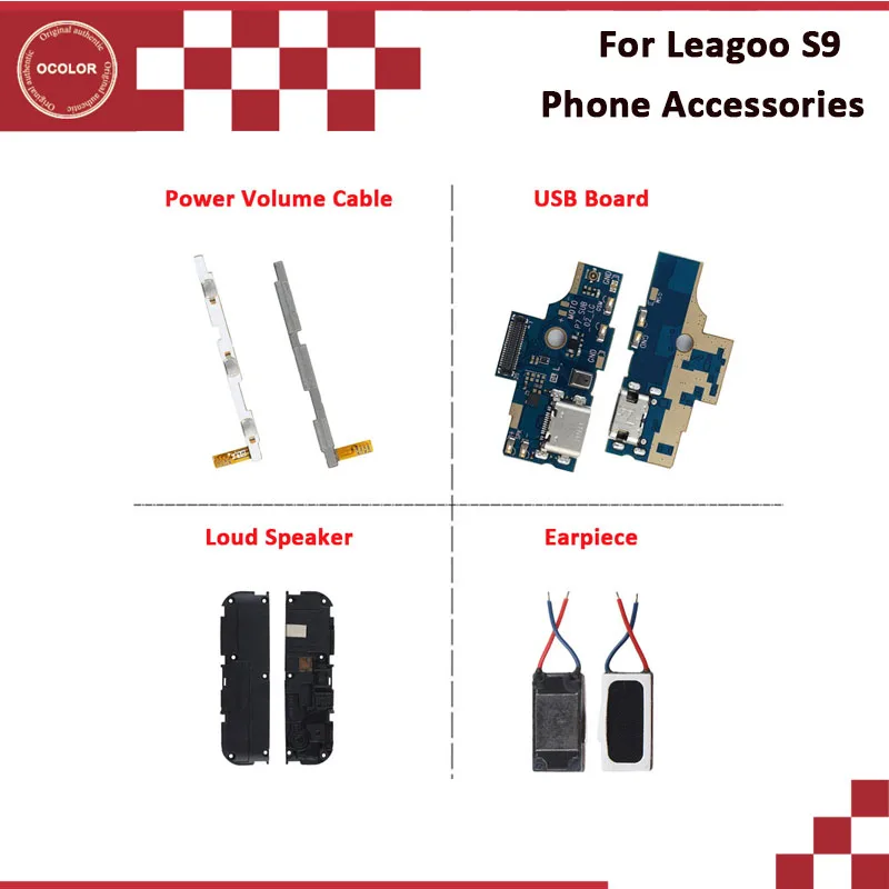 Объемный кабель ocolor для Leagoo S9 запасные части USB плата наушники аксессуары