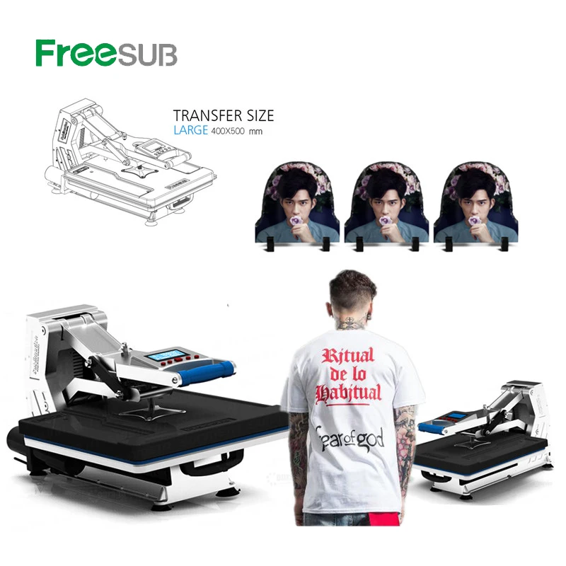 ST 4050A máquina de hidráulica de 40x50 CM, máquina de prensado en caliente por sublimación, transferencia de calor para camisetas, fundas de teléfono, Impresión de almohadillas|Impresoras| -