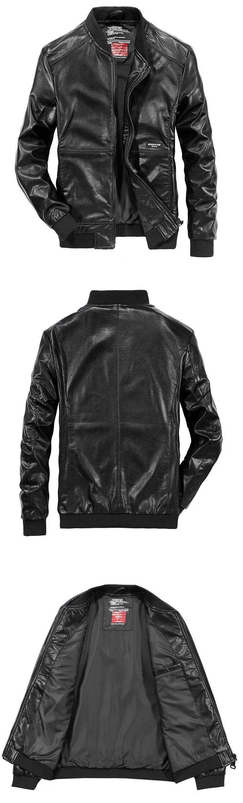 Для мужчин кожа замшевая куртка Модные осенние мотоциклетные PU мотоцикла Кожаные куртки мужские пальто с мехом Jaqueta De Couro Masculina