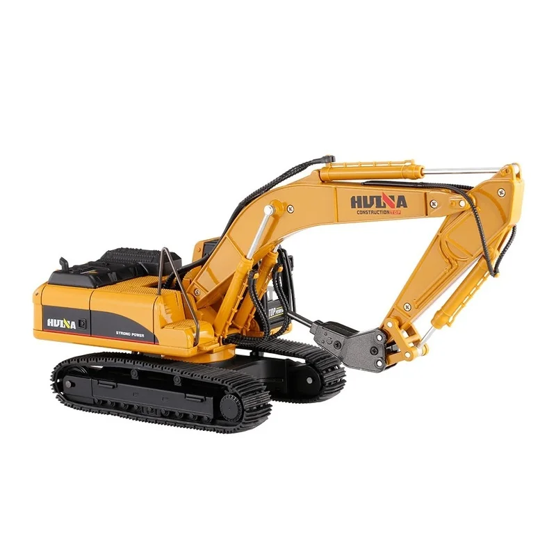 HUINA TOYS 1711 1/50 дрель экскаватор инженерный автомобиль с сплавом ломается корпус