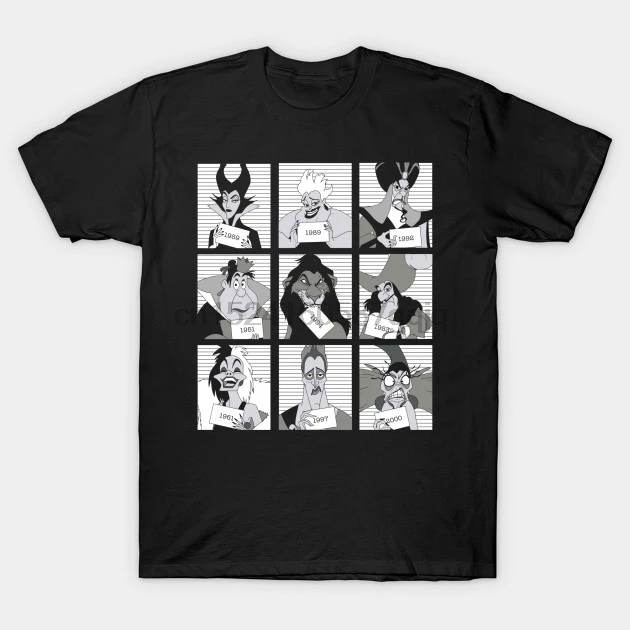 

Men T shirt Villains Jail T-Shirt Women tshirt