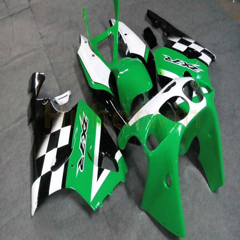 

bolts+Custom green black motorcycle article for KAWASAKI ZX7R 1996 1997 1998 1999 2000 2001 2002 2003 motor fairing