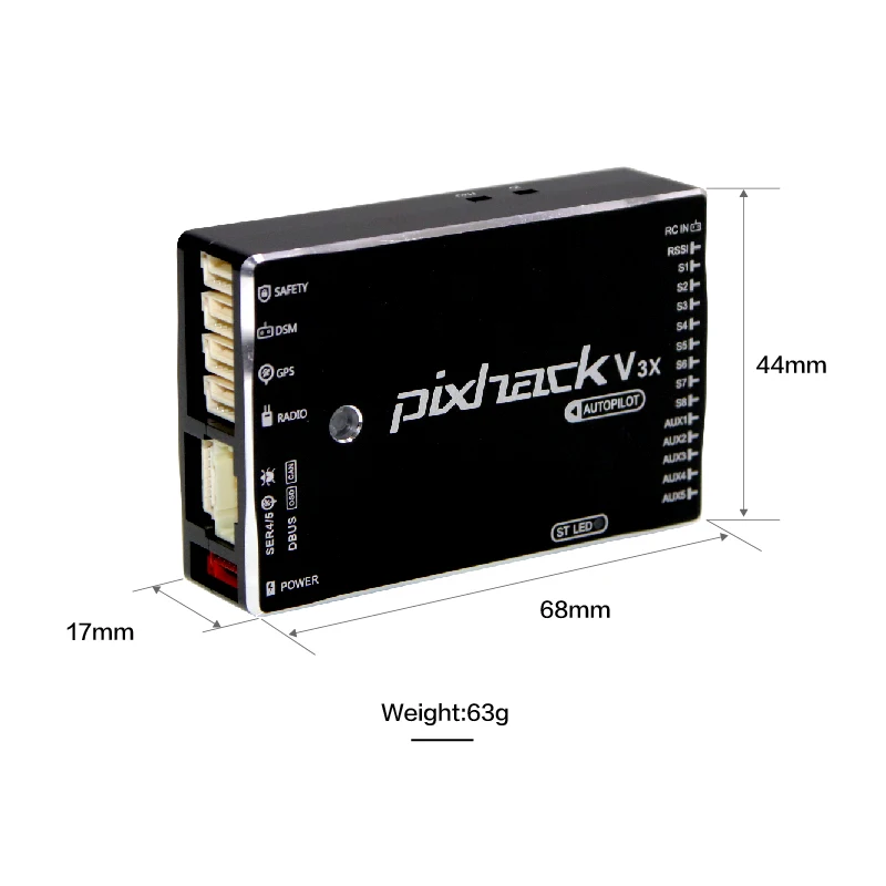 

CUAV Pixhack V3X Flight Controller Autopilot with M8N GPS for Drone UAV drop ship free shiping whole sale