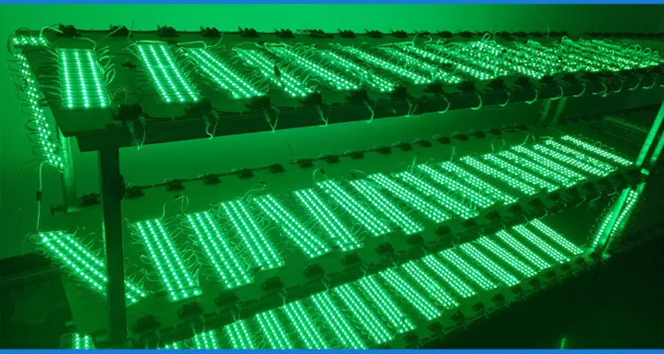 DC12V SMD 5050 3 светодио дный s светодио дный модули IP65 Водонепроницаемый свет лампы белый/красный/зеленый/синий высокое качество рекламы свет