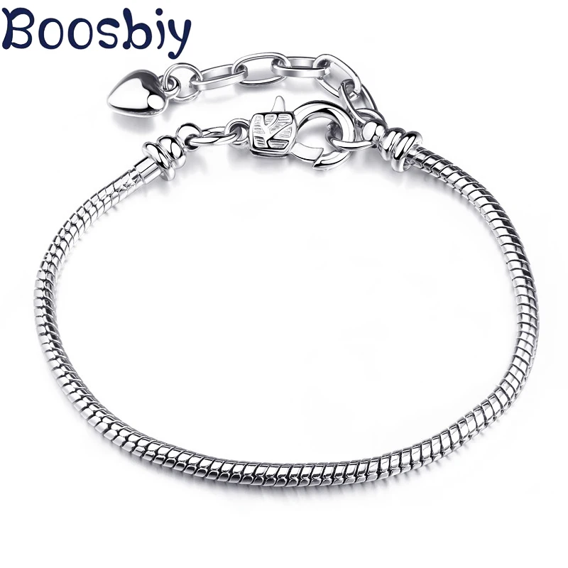

Boosbiy High Quality Vintage 6 Styles Charm Pandora Bracelet For Women European Style Charm Bracelets DIY Making Jewelry Gift