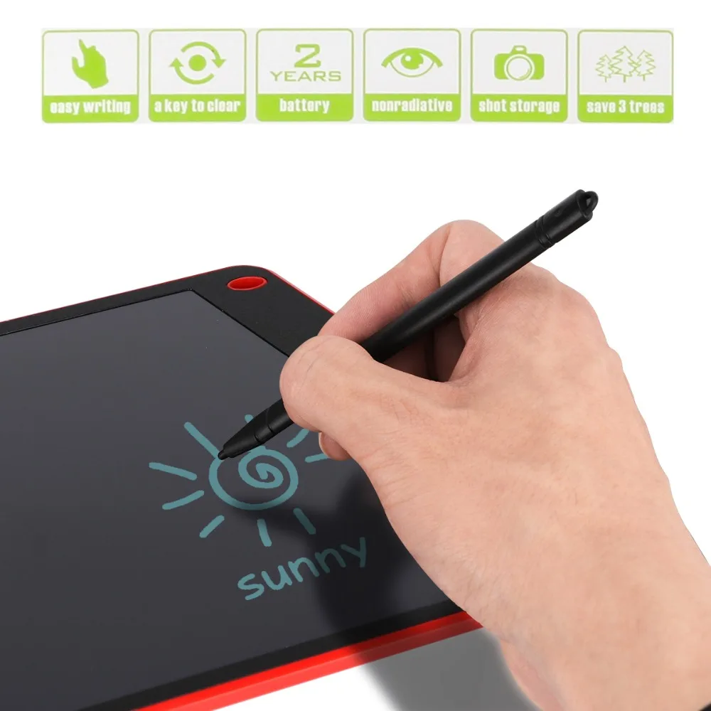 

Ultra-thin 12''Digital LCD Writing Tablet Drawing Electronic Handwriting Pad Message Graphics Board Kids Writing Board