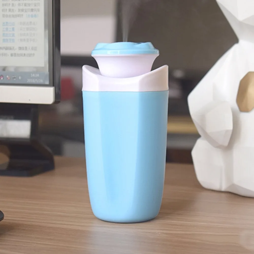 

250ml Portable Mini USB Humidifier Auto Shut-off Mute Humidification Ultrasonic Cool Mist with Ambient Lights