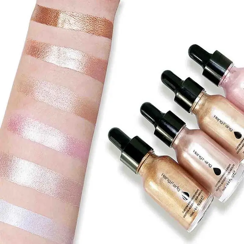 

Face Highlighter Face Illuminator Makeup Liquid Highlighter Countour Glow Shimmer Shiny Bronzer Long Lasting Brighten