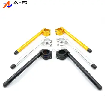 

52MM Handlebar Grips Clip on Clipon Racing CNC Cafe Racer 22MM Handgrip for YAMAHA TZ 250CC FZR 1000CC 1991 1992 1993 1994 1995