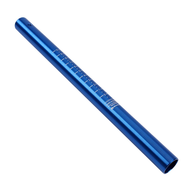 Раздвижной велосипедный баланс MEROCA Подседельный штырь из алюминиевого сплава Подседельный штырь труба 20 мм* 300 мм - Цвет: blue