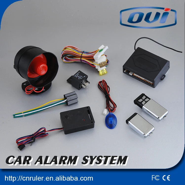 Remote Trunk Release CAR ALARM with trigger warning identification