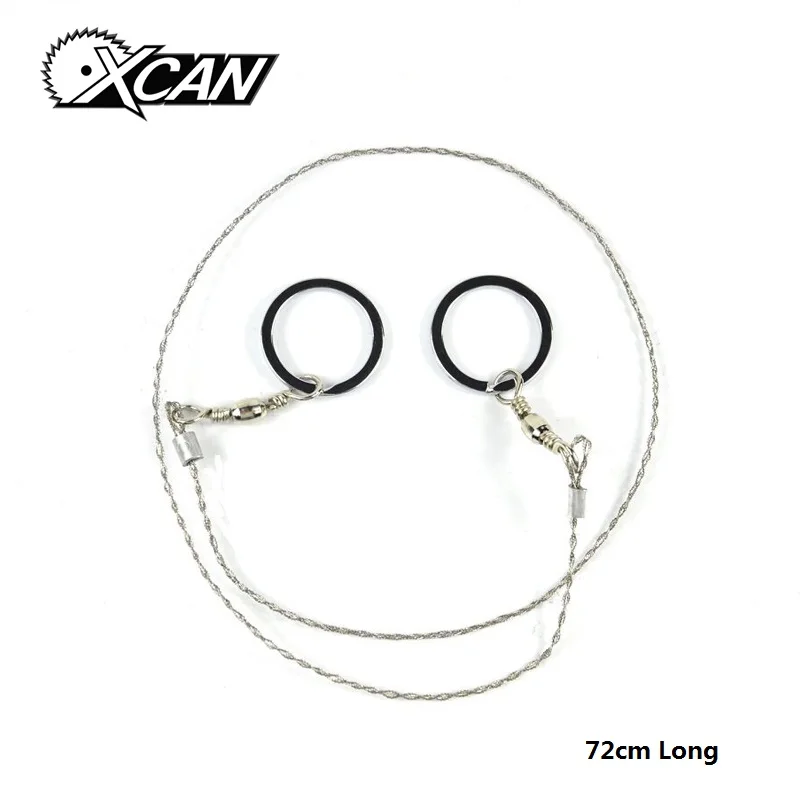 

XCAN 1pc 72cm Mini Stainless Steel Wire Saw Camping Saws Emergency Survival Gear Steel Wire Kits Pockets Saw Mini Saw