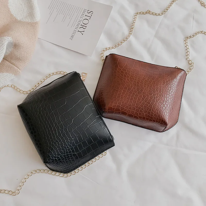 Classical Stone Leather Mini Bags Small Clutches Shoulder Bag Crocodile Leather Women Handbag Black Clutch Purse Handbag Flap Classical Stone Leather Mini Bags Small Clutches Shoulder Bag Crocodile Leather Women Handbag Black Clutch Purse Handbag Flap