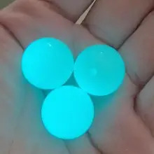 100 шт./лот 6 мм деликатное свечение в темноте кварцевый шар светящийся светильник