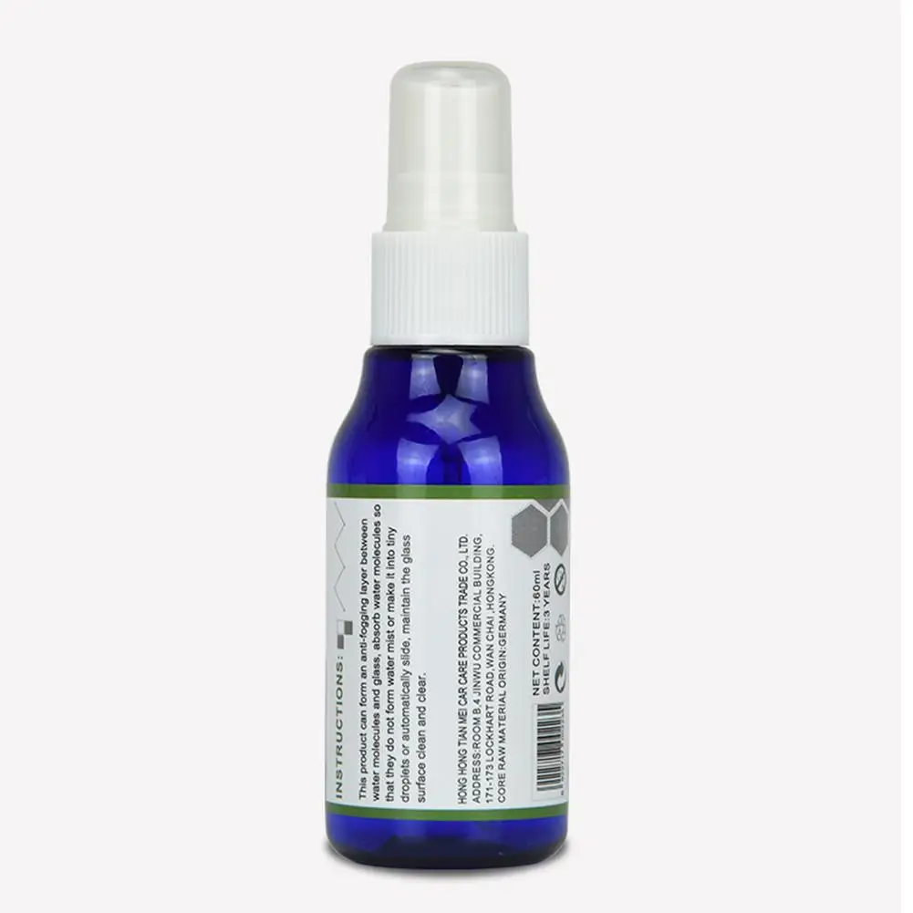 New Style 50mL Anti-Fog Agent Car Front Windshield Window Long Lasting Auto Care Rear View Mirror Defogging Spray Liquid