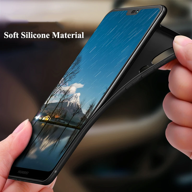 Чехол для Huawei P20 Lite мягкий матовый чехол Nova 3 3i Pro Honor 9 8 P10 Plus P Smart чехлы телефонов|cover