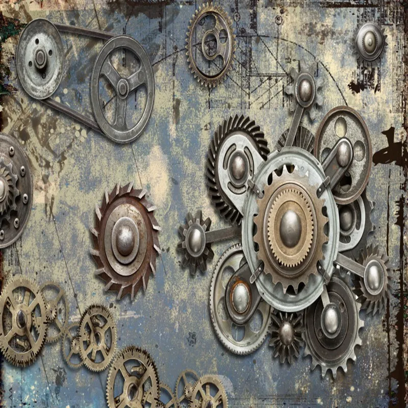 3d фотообои на заказ креативная Европейская и американская Ретро промышленная