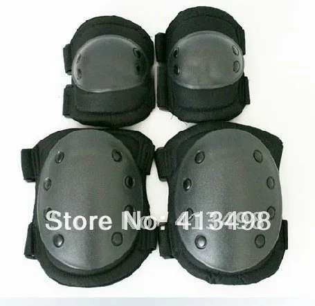 

Free Shipping ---CS Protector / Tactical knee and elbow protector pads set Black
