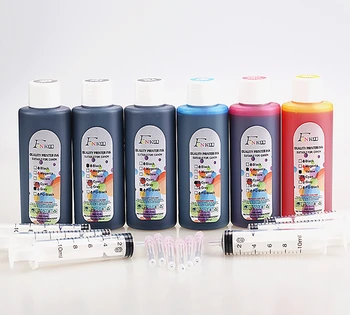 

6x100ml T0807 Ink Works With Epson Photo R265 R285 R360 RX560 RX585 RX685 RX560 P50 PX650 PX660 Printer Bottle Ink