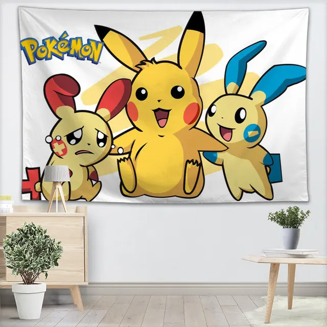 Wall Tapestry Pokemon Tapestries Wall Hanging Show Piece For Home Decor
