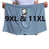 9XL-11XL Super large Men's Underwear Soft Boxers Bamboo Fiber Boxer Men Print Boxers Shorts Plus Size Boxers Mens Underwear 1