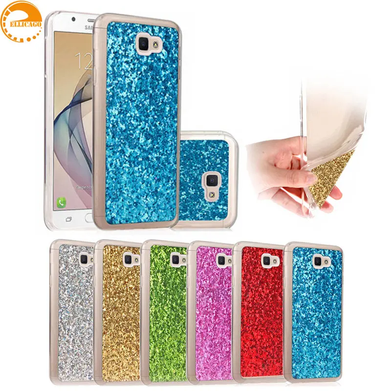 

Soft Silicon For Coque Samsung Galaxy J5 Prime Cases Cover SM-G570F G570 Glitter Phone Protective For Capa Samsung J5 Prime Case