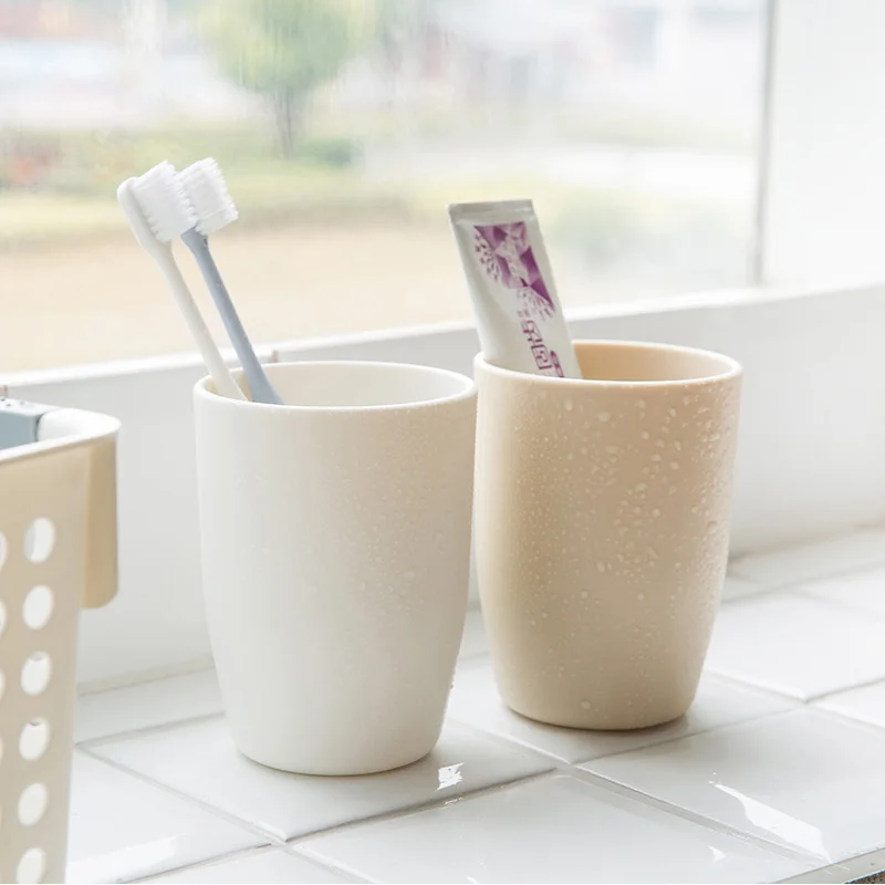 Toothbrush Holder Cup Circular Cups Rinsing Wash Tooth Mug Tumbler Bathroom A 