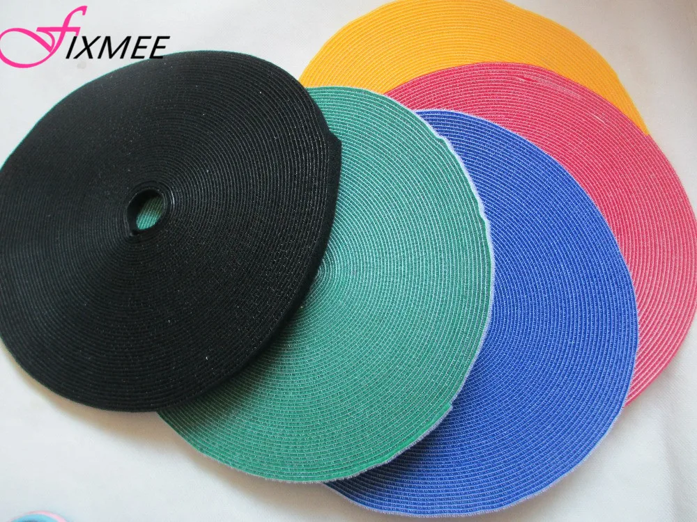 Fixmee Hot Sale 25M Length /1CM Width Nylon Cable Tie Self-gripping Strap Stick Ties Computer PC TV Wire Management magic tape цена Fixmee Hot Sale 25M Length /1CM Width Nylon Cable Tie Self-gripping Strap Stick Ties Computer PC TV Wire Management magic tape цены онлайн