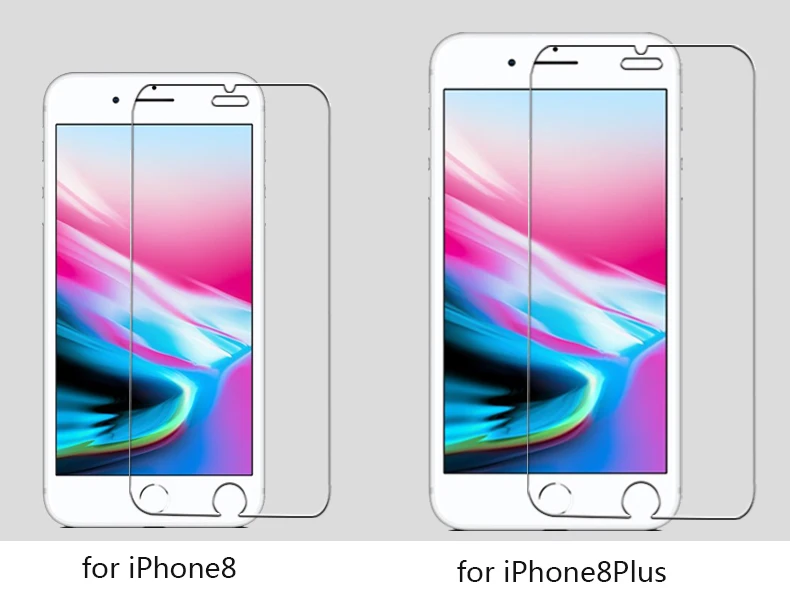 EQZ Nano высококачественное закаленное стекло для iphone 6, 6 S, 7, 7 plus, 5S, 4S, 8, 8 plus, iphone 7, защита экрана, закаленное стекло для iphone