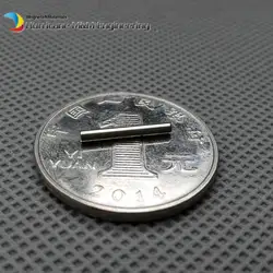 2000 шт NdFeB N42 цилиндр магнит 1/16 "dia. x1/2" толстый диаметр 1,59x12,7mm Штыревой датчик неодимовые постоянные магниты nicuni покрытием