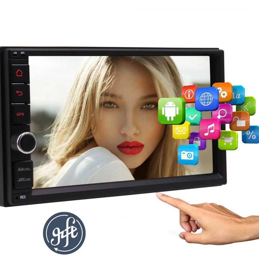 Mirror Link Bluetooth Subwoofer SWC OBD2 DVR Video Out with GPS Antenna! 7\ Android 8.0 Oreo Double din Qure Core WIFI Model Car Mirror Link Bluetooth Subwoofer SWC OBD2 DVR Video Out with GPS Antenna! 7\ Android 8.0 Oreo Double din Qure Core WIFI Model Car