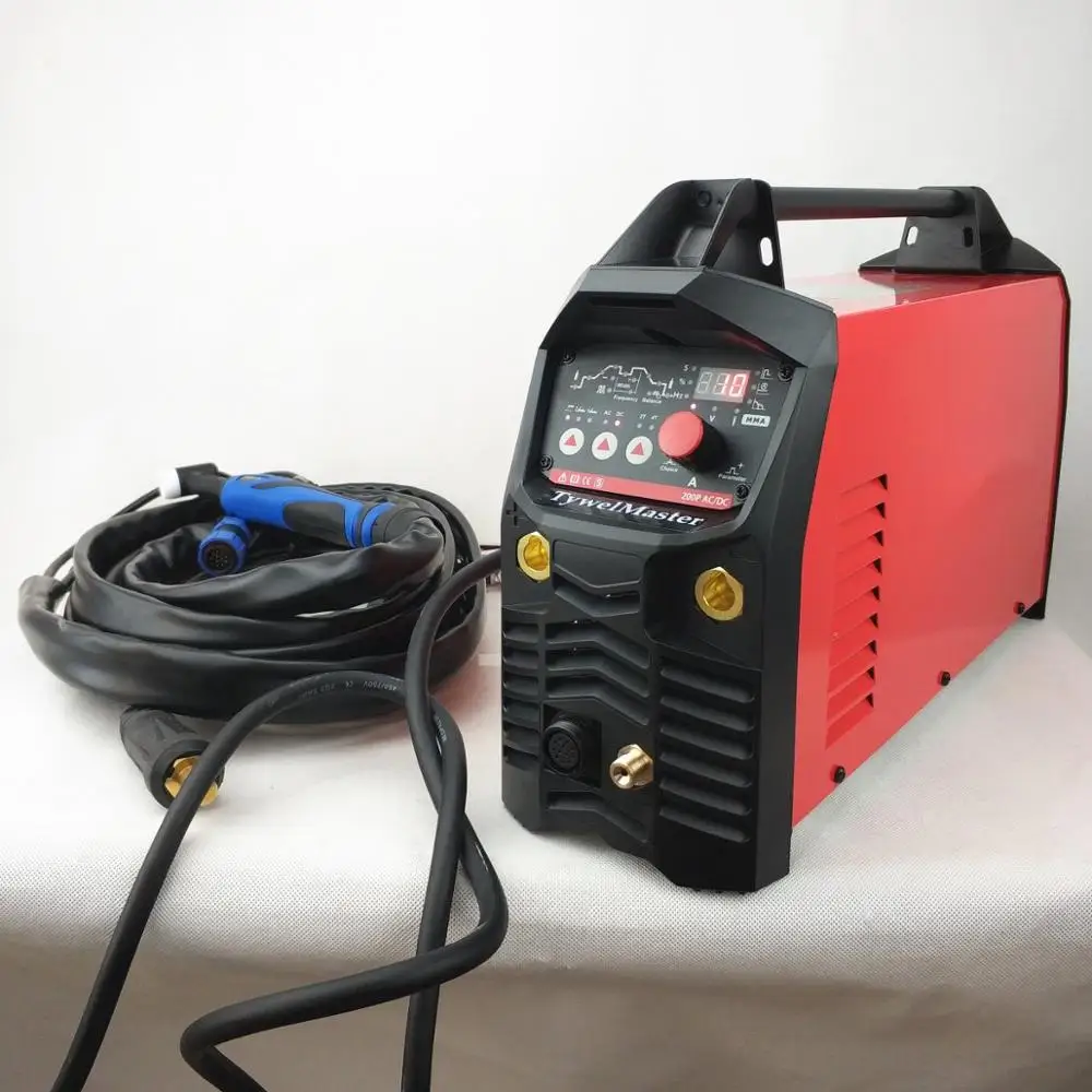 Aluminium Welder ACDC TIG Welding Machine 200A Digital Pulse TIG/MMA CE Approved Professional AC/DC Pulse TIG Welding Machine