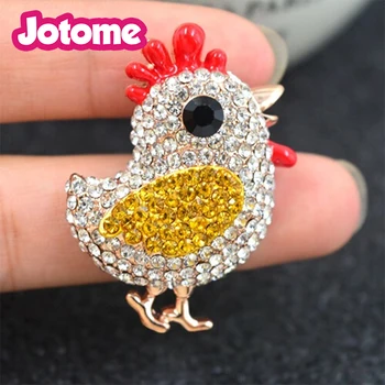 

1.4inch Children jewelry Cartoon animal brooch newborn chicken pin for kids