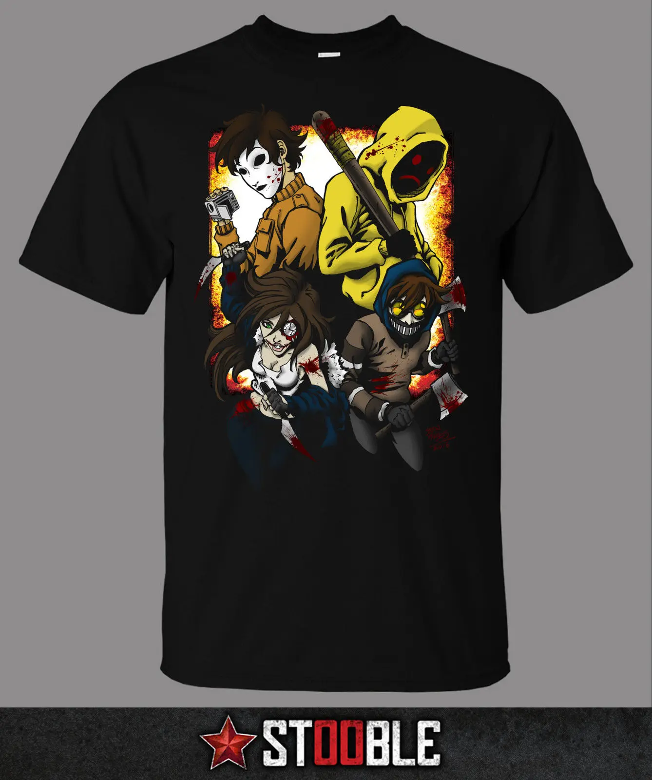Direct from Stockist Creepypasta Family T-Shirt