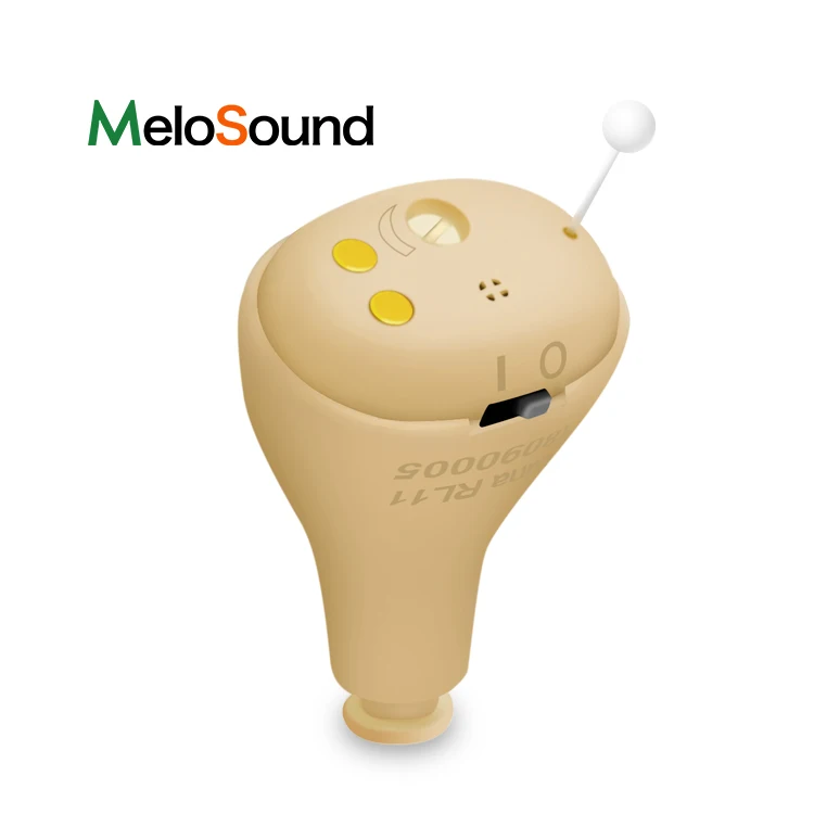 MeloSound слуховые аппараты перезаряжаемый CIC цифровой мини слуховой аппарат
