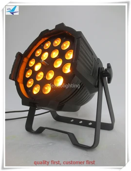 

6 pieces 6IN1 18x18W RGBWA UV Zoom Par Can 64 LED Stage Lighting