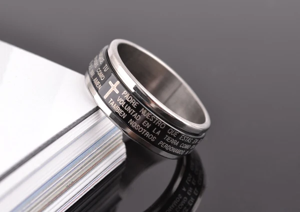 

wholesale 316L Stainless Steel finger rings wedding bands Bible jewelry