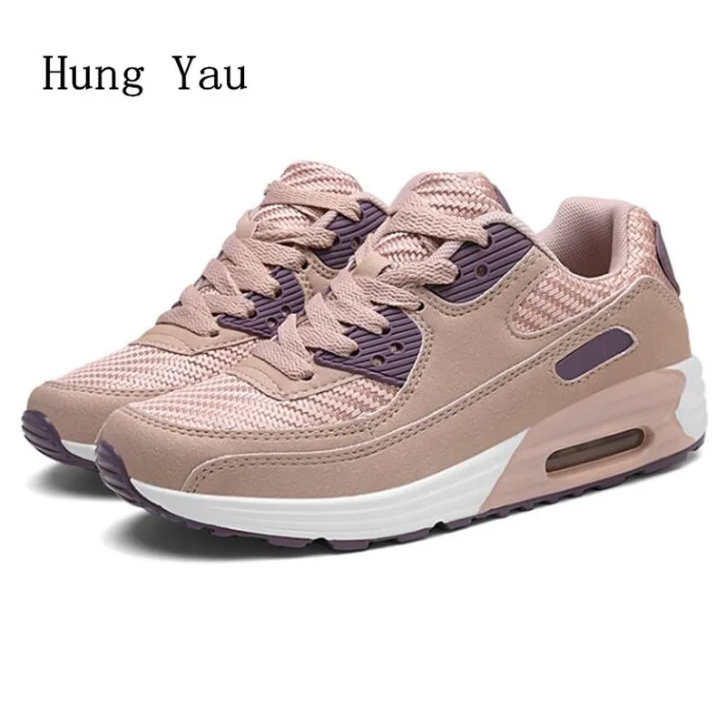 

Women Casual Shoes Flat 2018 Fashion Outdoor Breathable Couple Shoes Lace Up Height Increasing Shoes Woman Platform