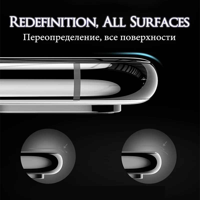 TOMKAS Glass For iPhone XS Glass Case For iPhone X Xs Max XR Screen Protector 6D Protective Glass on the For iPhone 6 S 7 8 Plus