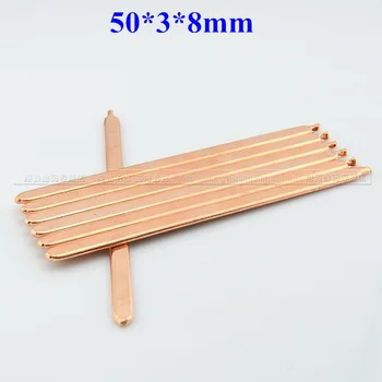 

8*3*50-300mm DIY laptop Computer CPU GPU heat pipe heat sink cooling super copper graphics card cooling flat tube