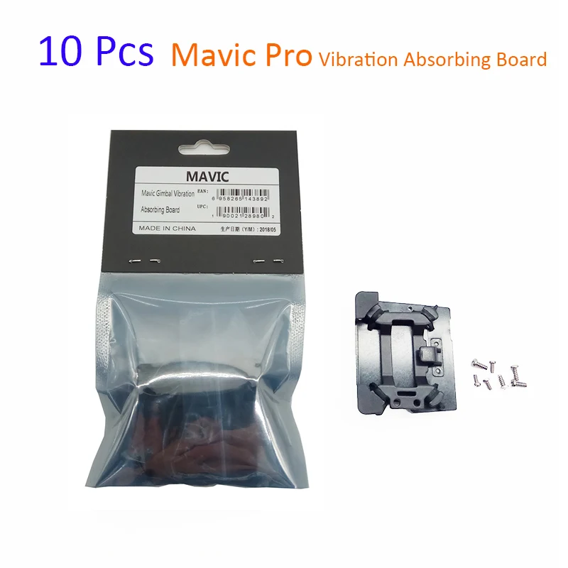 

10 Pieces Original DJI Mavic Pro Sensor Vibration Absorbing Board Mavic Pro Gimbal Camera Shock-Proof Absorber Repair Parts