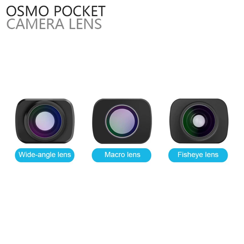 

Optional DJI OSMO POCKET Camera Lens Filter Macro/Wide Angle/Fisheye Lens OSMO POCKET Handheld Gimbal Accessories