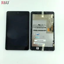 R&U 7inch LCD display+Touch Digitizer Screen assembly with frame for ASUS Google Nexus 7 nexus7 2012 ME370TG nexus7c 3G version