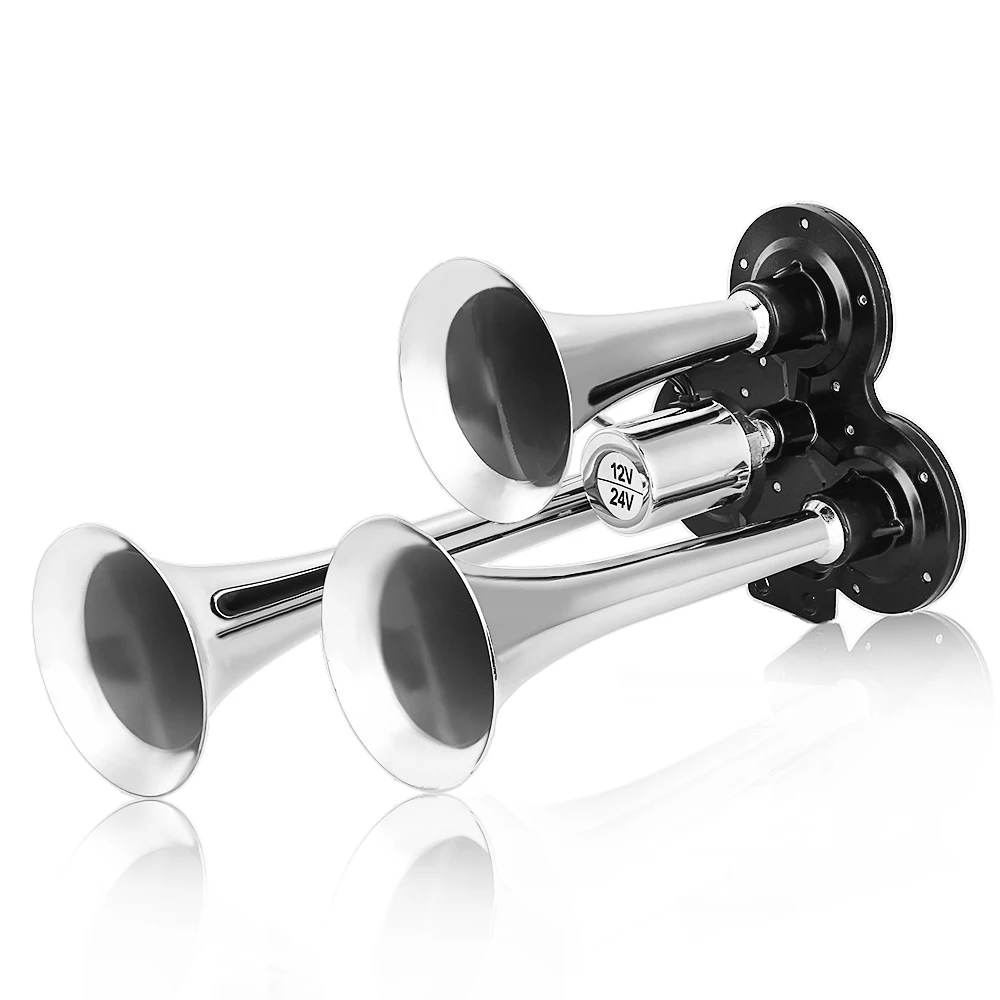 135DB 12/24 V автомобиль Стиль Рог тройной трубы Air Deafening рог для