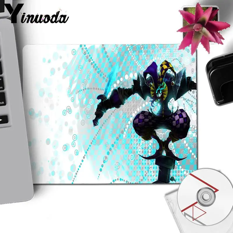 Yinuoda League of Legends Shaco офисные мыши геймер мягкий коврик для мышки ноутбука Non Slip
