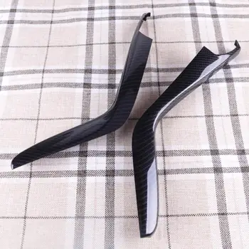 

beler ABS Black Carbon Fiber Style Car Dashboard Gear Shift Side Cover Trim Frame Strip Fit For Honda Civic 2016 2017