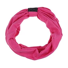 Спортивная повязка на голову для женщин аксессуары для волос тюрбан головной убор розово-красный