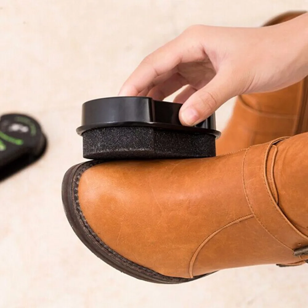 shoe polish on leather sofa