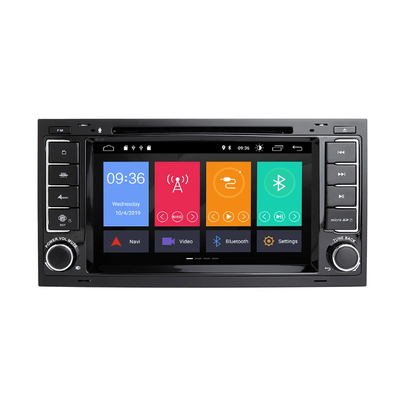 Xonrich Автомобильный мультимедийный плеер Android 9,0 2Din DVD Авторадио для VW Volkswagen Touareg Transporter T5 gps навигация Audio2G ram