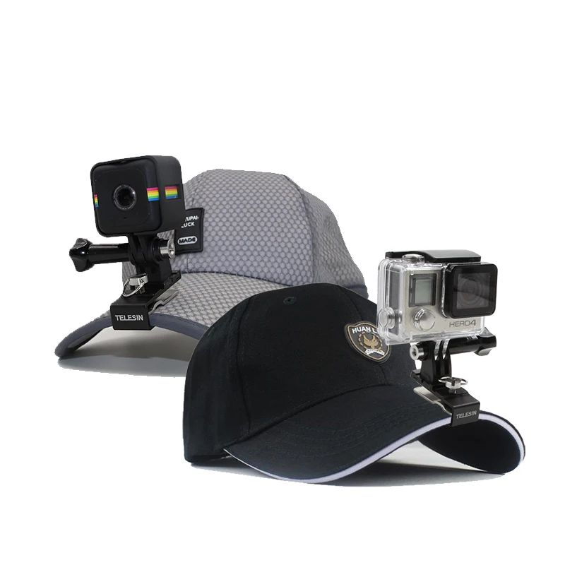 TELESIN Rotary Backpack Clip Hat Clip Clamp Mount with